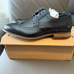 Men's Burudani Black Brogue Oxfords, US 8.5